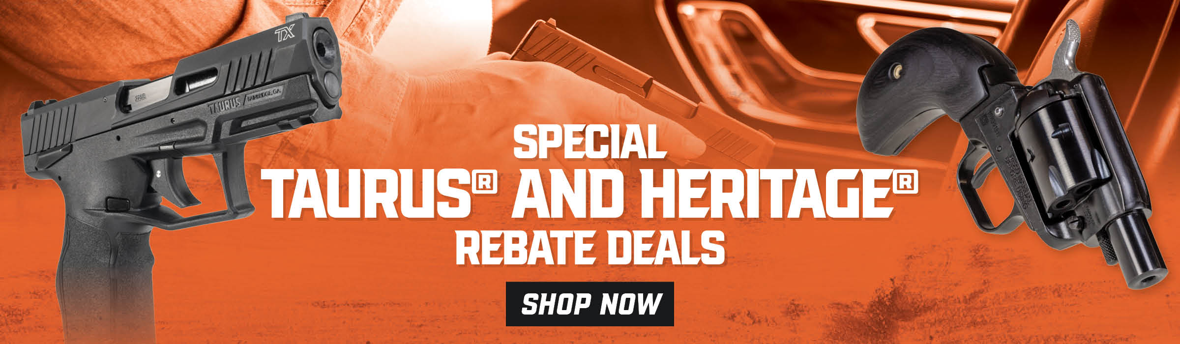 Taurus, Heritage & Rossi Rebate